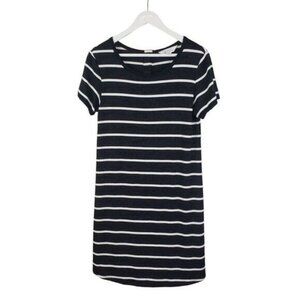 10/09 NEW Market & Spruce Britta Striped T-Shirt Mini Dress